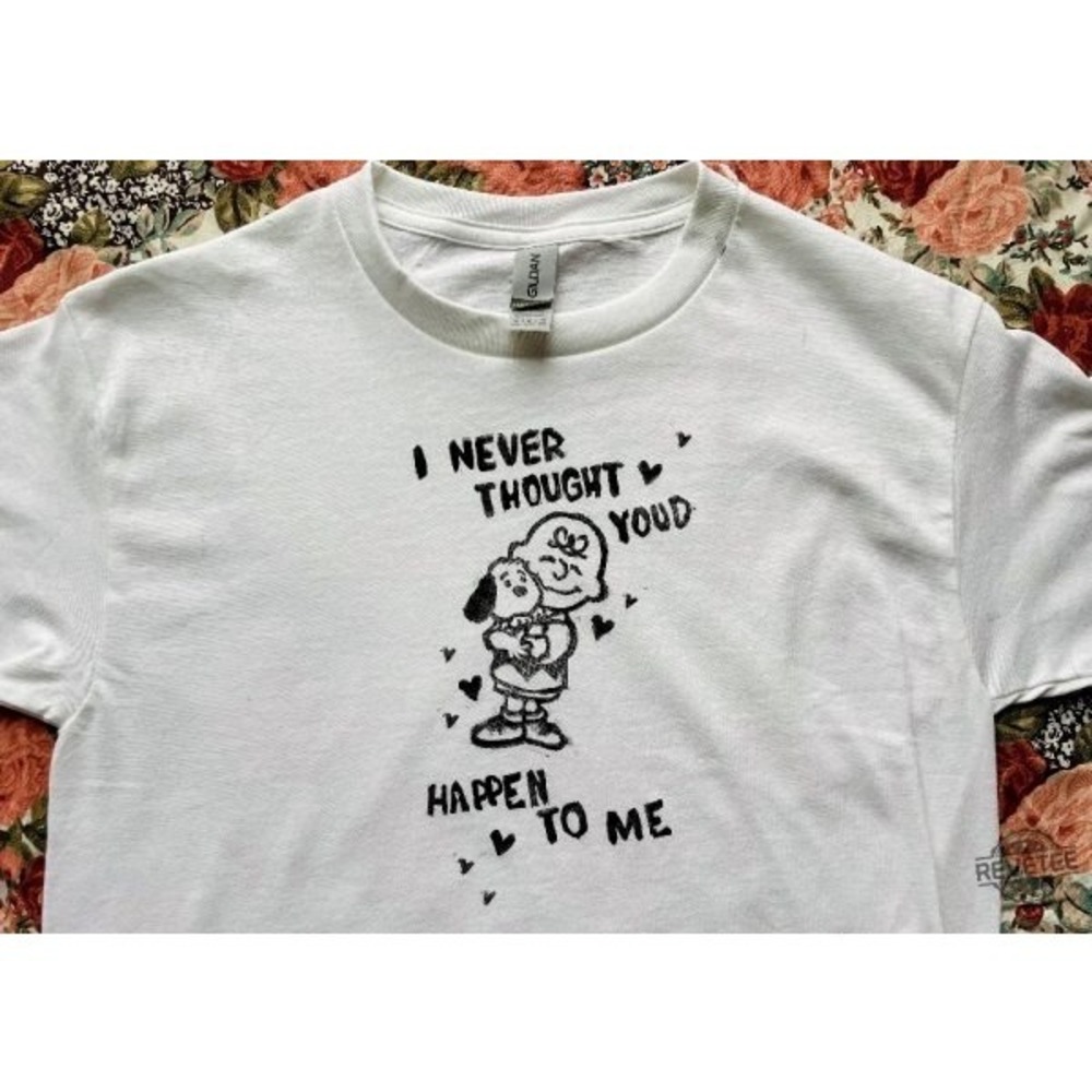 Boygenius Snoopy I Never Thought Youd Happen To Me Best Friends Shirt